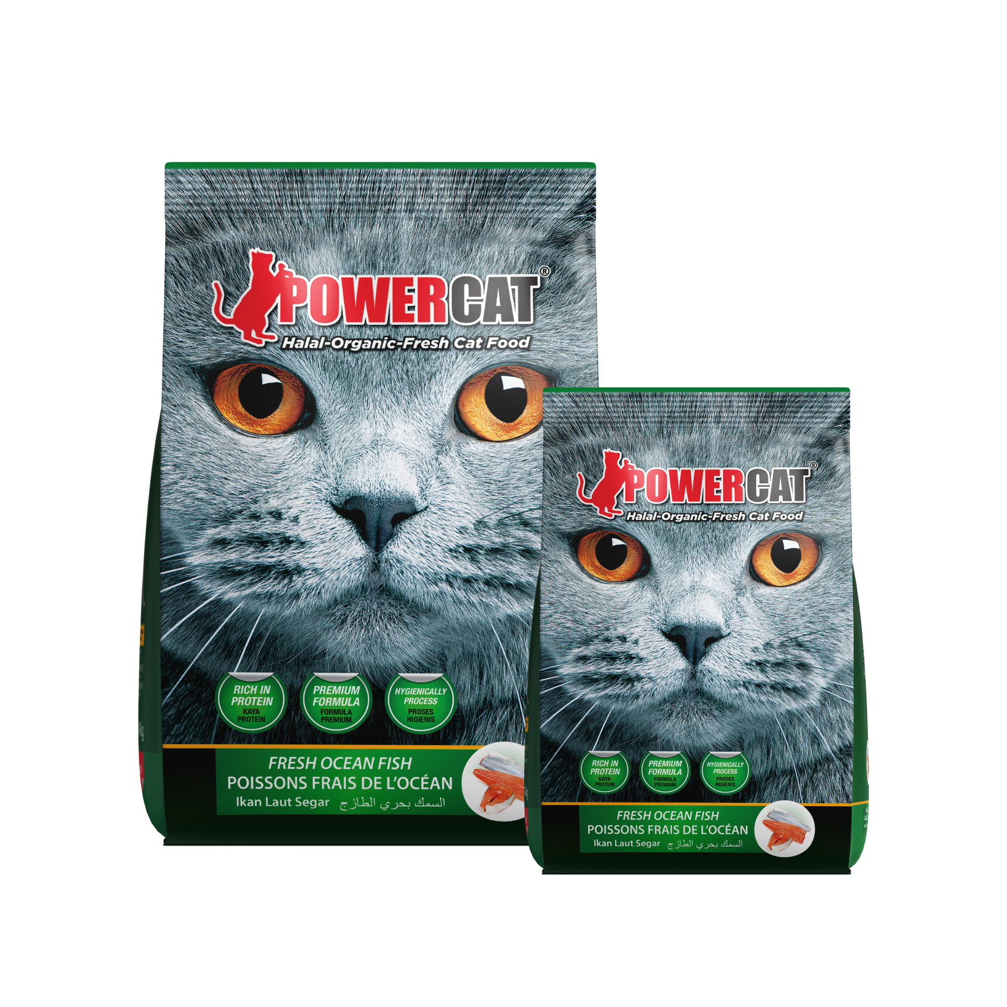 Powercat Fresh Ocean Fish Twin Pack (1.3 kg + 450 g)
