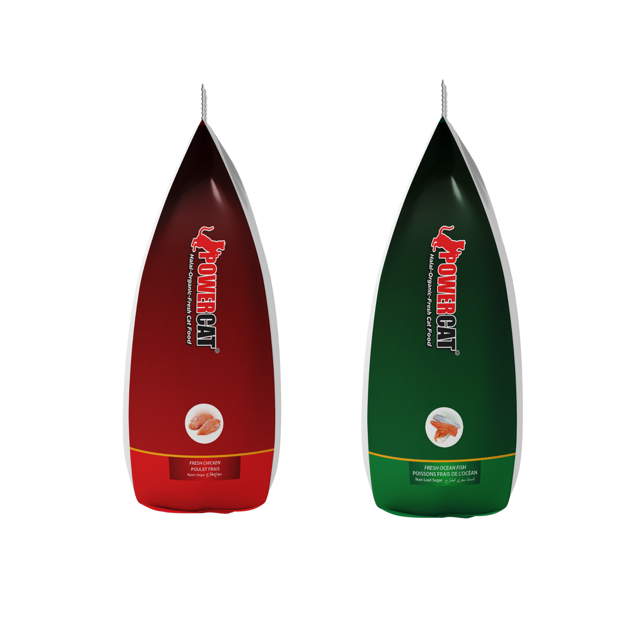 Powercat Balanced Duo – 1.3 kg Each (Fresh Ocean Fish & Fresh Chicken)